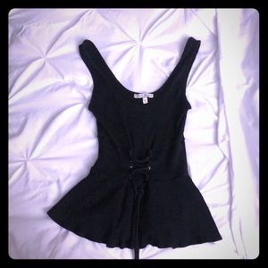 Tank top with corset